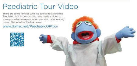 Virtual hospital tour website. 